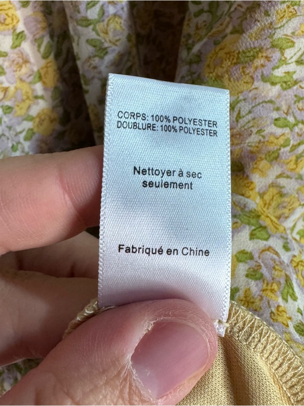 ASTR The Label NWT Yellow Floral Off Shoulder Puff Sleeve Mini Dress M - Picture 10 of 10